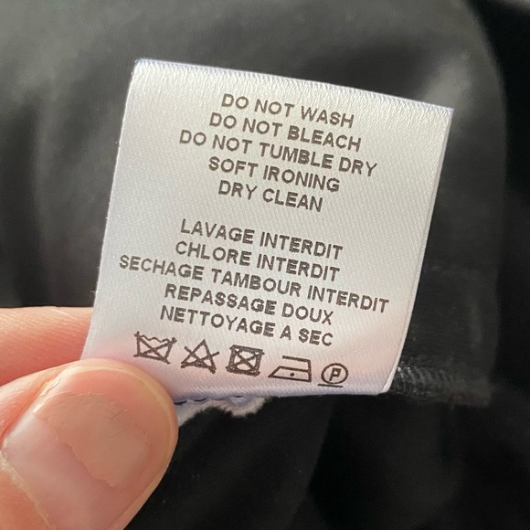 IRO High Waisted Black Trouser Pants with Pleats Size 38 US 6 - Picture 11 of 11